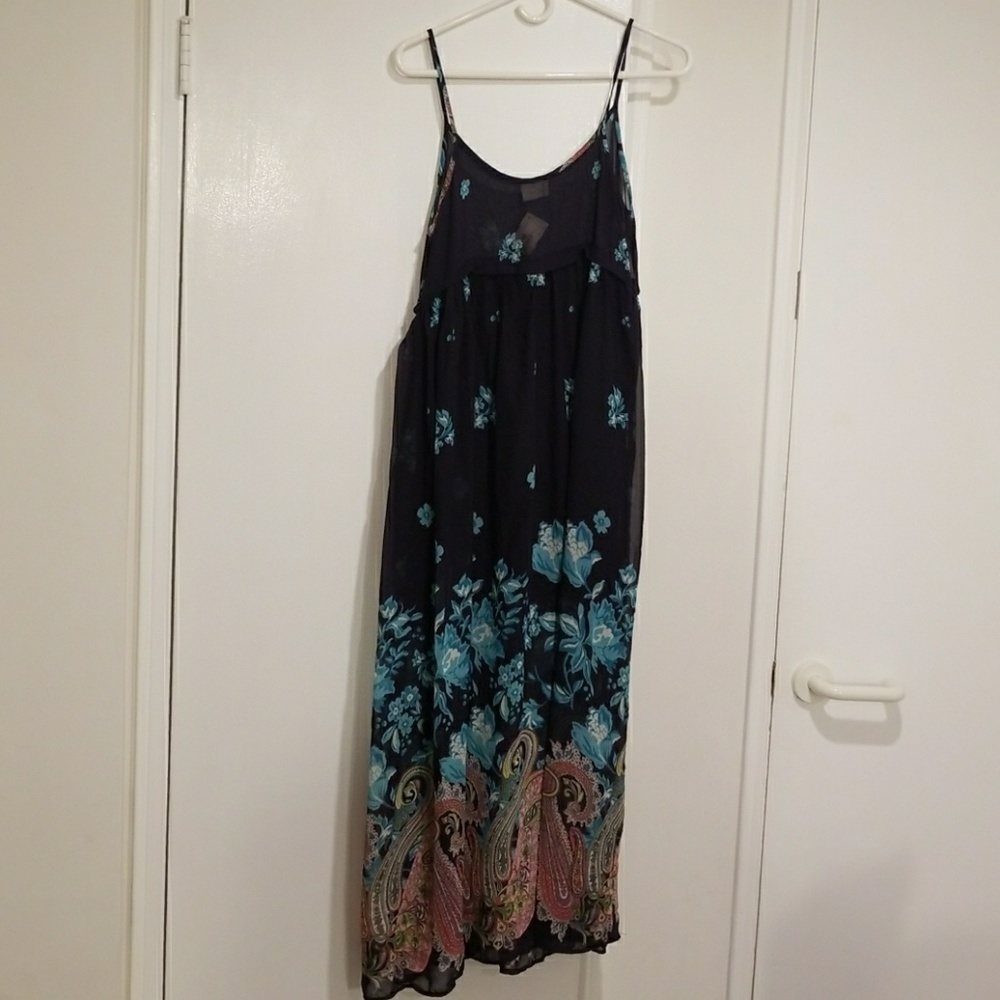 💕AUDREY💕 Paisley Floral Maxi Dress - Picture 2 of 4